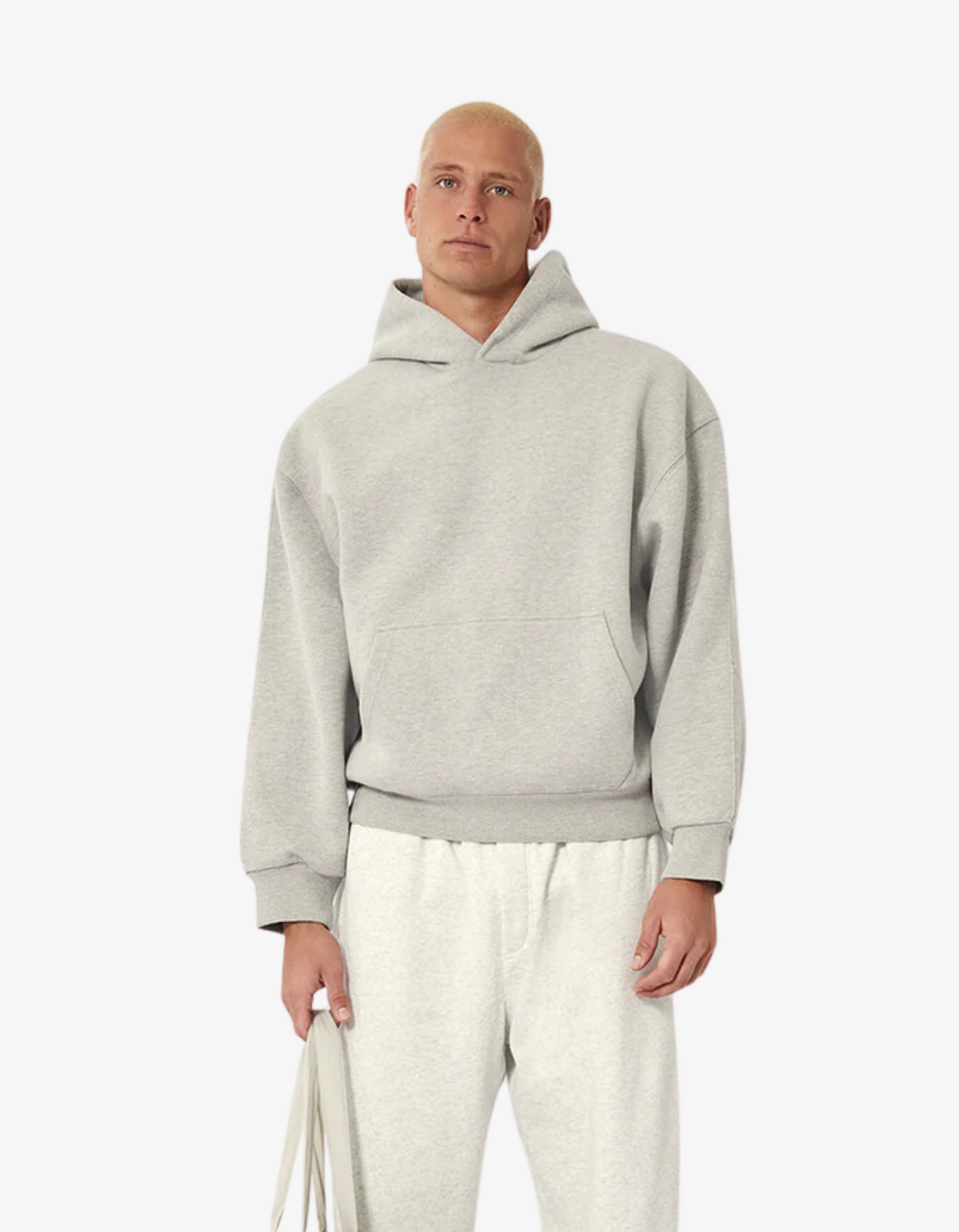 Essential Oversized Hoodie - Grau