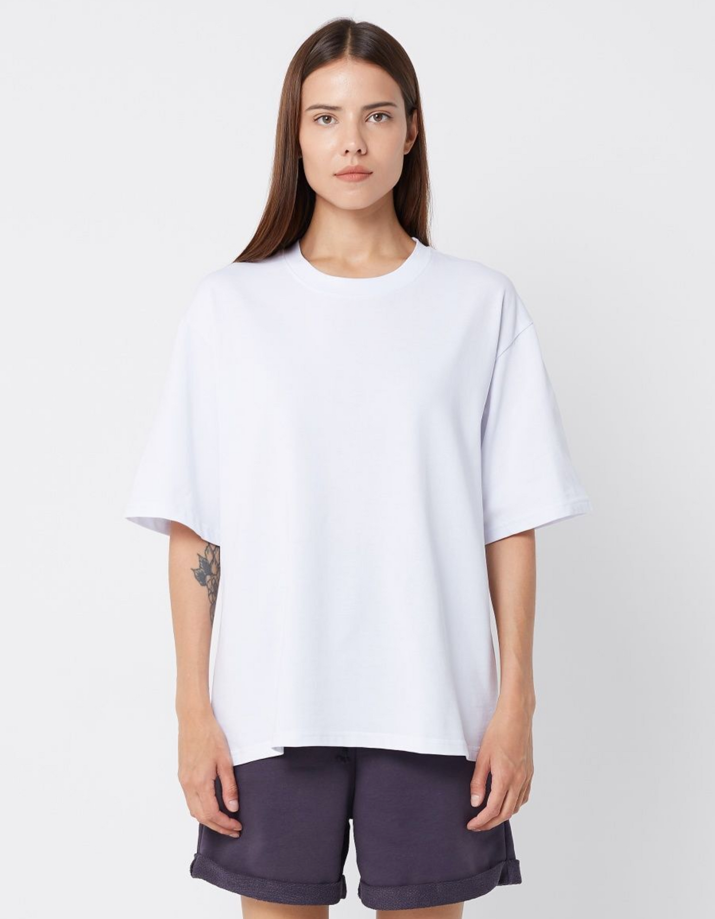 Signature Oversized Shirt - Weiß