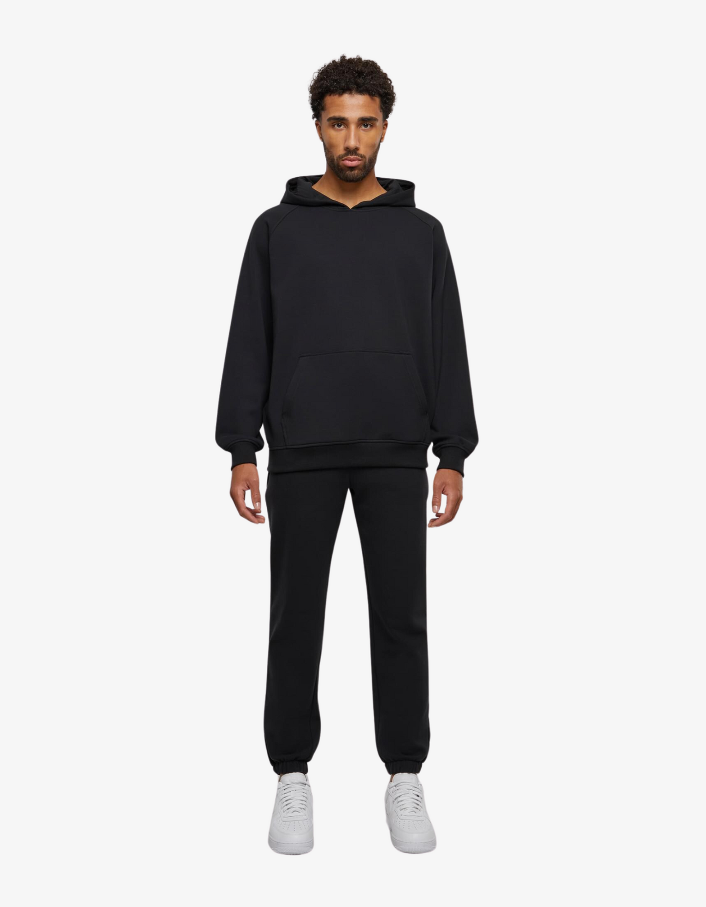 Essential Oversized Hoodie - Schwarz